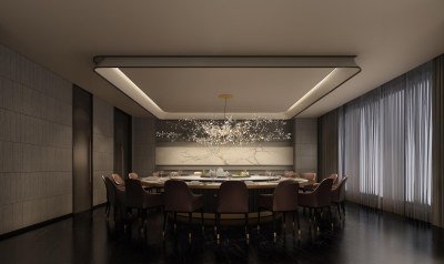 新中式餐厅包厢3D模型下载